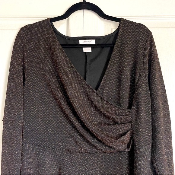 EUC Women’s Avenue Studio 3/4 Sleeve Wrap Top - US14 - Picture 5 of 5